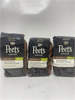 New (3) Peet's Coffee Decaf Major Dickason's