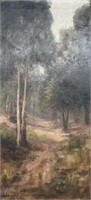 E. Huber oil on canvas