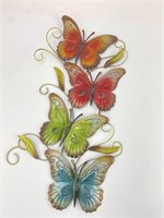 Colorful Wall Hanging Metal Butterflies