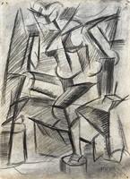 Drawing on paper ,Lyubov Sergeyevna Popova