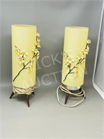 pair of 1961 Gilbert Product table lamps - 15"