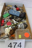 Large Group of Misc. Keys / Key Chains