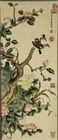 WC Flowers&Birds Scroll Painting Ci Xi 1835-1908