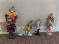 PORCELAIN CLOWNS