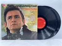 The World of Johnny Cash Deluxe 2-Record Set!