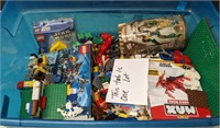LARGE BOX OF LEGOS, BUILDING BLOCKS, MISC