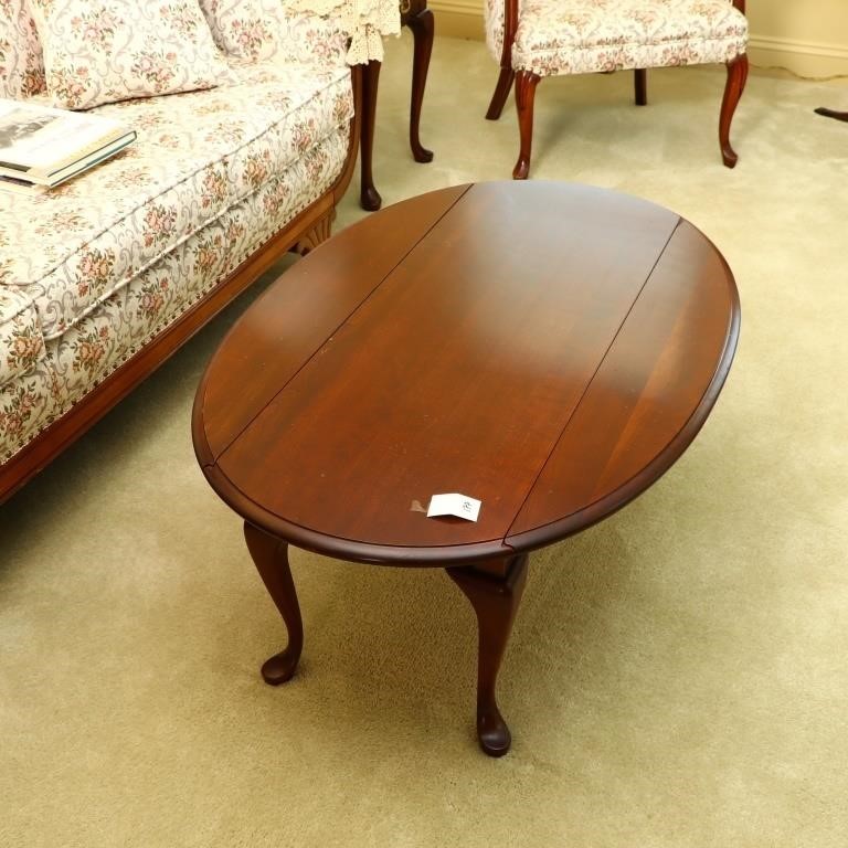 Wooden Cherry drop leaf table