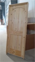 30" 2-Panel Knotty Pine Door