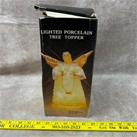 Lighted Porcelain Tree Topper