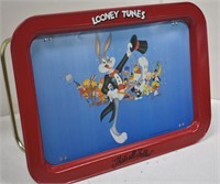 Vintage 1990 Warner Bros Looney Tunes TV Tray MINT