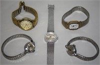 (5) Vtg Ladies Timex Wrist Watches