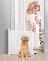 Likzest Retractable Baby Gate, Mesh Baby and Pet G
