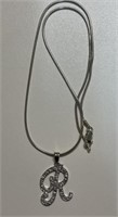 STERLING SILVER PENDANT AND CHAIN