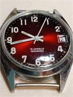 17 JEWELED RED FACE MENS WATCH T-SWISS MADE-T