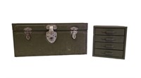 Vintage Climax Toolbox & Small Metal Organizer