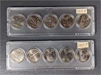 2007 State Quarter Sets, D & P Mints