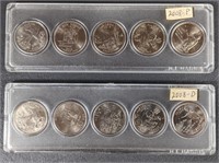 2008 State Quarter Sets, D & P Mints