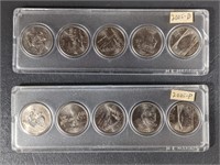 2005 State Quarter Sets, D & P Mints