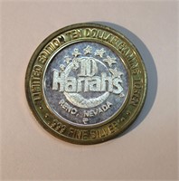 1 oz Silver Harrahs Tolen Coin