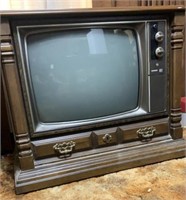 Vintage Console Sylvania TV