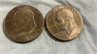 1976-P + 1976-D Ike Dollars