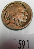 1913 Type 2 Indian Head or Buffalo Nickel -  G4