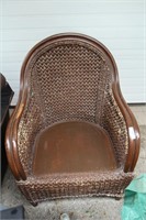 Wicker Type Arm Chair