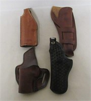 4 Leather Holsters