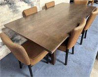 11 - DINING TABLE W/ 6 CHAIRS