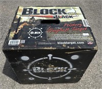 Black block archery target