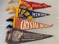 1940's 50's Ontario Pennant Souvenirs