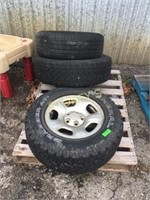 2 Jeep Tires w/ Rim - 235/70R16
