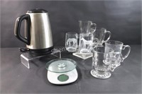 Weigh Scale, Electric Kettle, Mugs