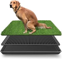 LOMANTOWN Dog Potty Tray Indoor Outdoor Washable