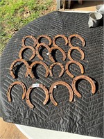 16 horseshoes- great for decor