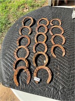 16 horseshoes- great for decor