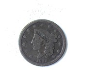 1838 Cent Fine+