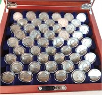50 Years of US Silver Quarters with 50 silver