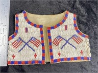 Beaded Childs Vest