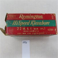 Vintage Remington .22 W.R.F. (Rem Spl) Box