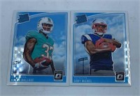 2018 Panini Optic Rated Rookie Lot of 2 Sony