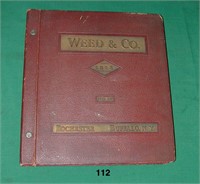 WEED & CO. EST. 1818 Catalog No. 37 (1938)