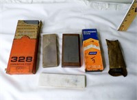 Lot Of Asst Sharpening Stones