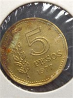 1977, Argentina coin