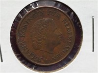 1967 Netherlands 5cent foreign coin