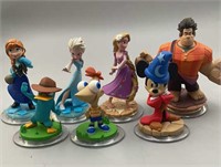 Wii Disney Infinity Figures - lot of 7