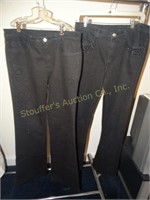 2 pr Christine Alexander Jeans  size 10