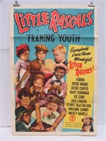 The Little Rascals Framing Youth 1951 1sh Poster