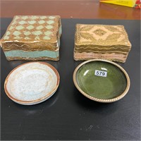 Jewerly Wood Boxes and Plates