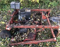 Swisher Riding Lawnmower Frame and Engine with
